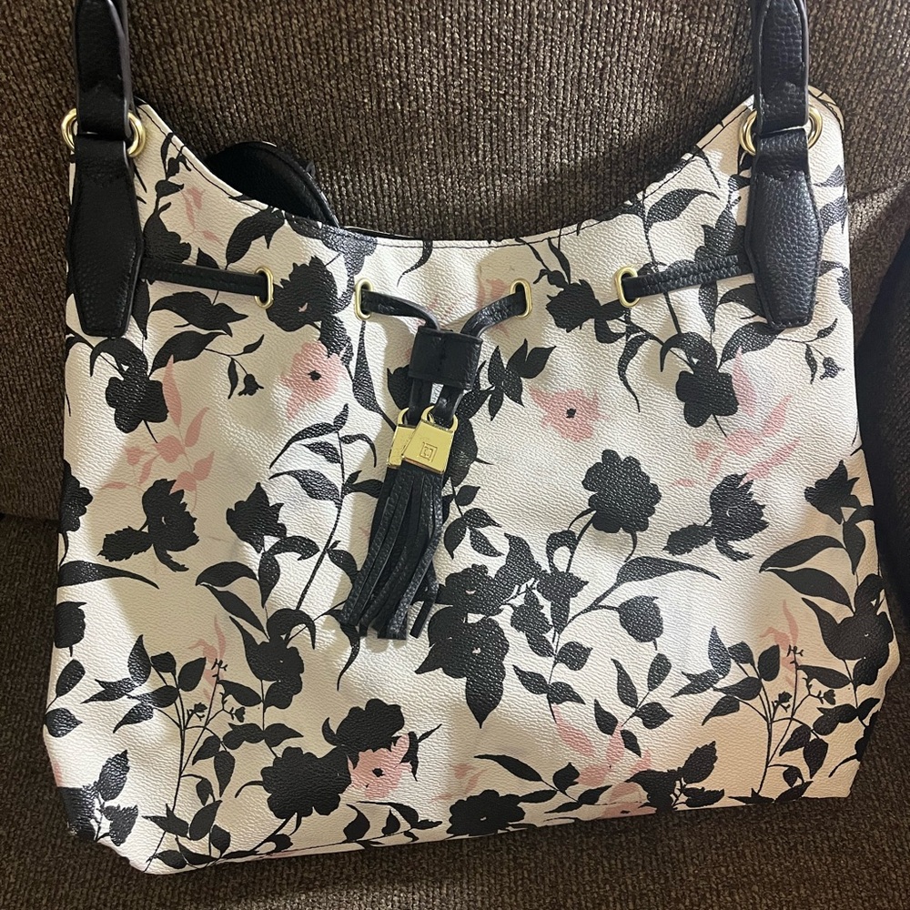 Floral print purse